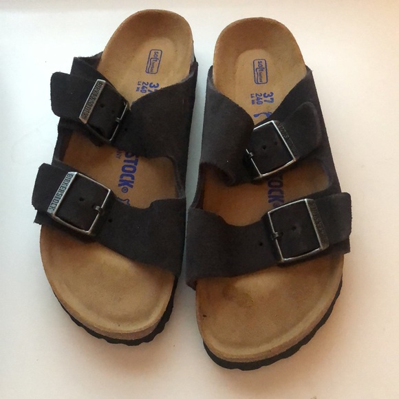 Velvet grey Arizona Birkenstock! - Picture 5 of 6